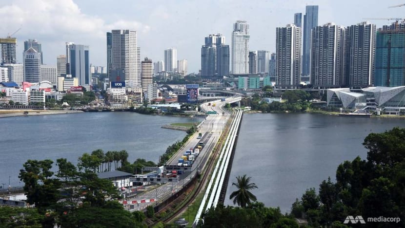 A view of the Johor-Singapore Causeway